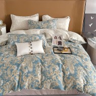 Σετ κουβερλί υπέρδιπλο Art 12623 Chopin διαστάσεων 220x240cm σε χρώμα μπλε