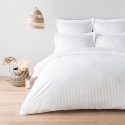Σεντόνι Ξενοδοχείου Σατέν-ρίγα 220x250  80%cotton 20%polyester  Πεννιέ 220tc