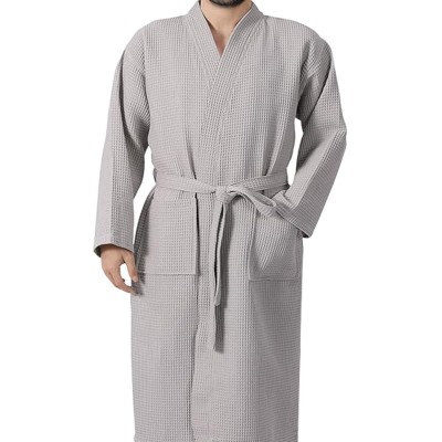 Μπουρνούζι Πικέ Ξενοδοχείου Light Grey - XL Large