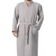 Μπουρνούζι Πικέ Ξενοδοχείου Light Grey - XL Large