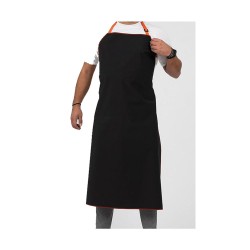 Ποδιά κουζίνας αδιάβροχη ιδανική για λάντζα διαστάσεων 70x12cm από PVC σε μαύρο χρώμα