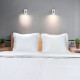 Παπλωματοθήκη ξενοδοχείου Satin Stripe διπλή διαστάσεων 230x250+30cm σύνθεση 100% βαμβάκι 250TC σειρά Silky Percal