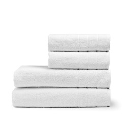 Πετσέτα μπάνιου ξενοδοχείου με ρίγες 3063 Artemis Lines 600gsm 100% βαμβάκι διαστάσεων 80x150cm σε λευκό χρώμα Πετσέτα μπάνιου ξενοδοχείου με ρίγες 3063 Artemis Lines 600gsm 100% βαμβάκι διαστάσεων 80x150cm σε λευκό χρώμα