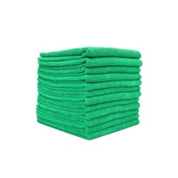 Πανί καθαρισμού Microfiber σύνθεση 80% polyester - 20% polyamide σε χρώμα πράσινο με διαστάσεις 40x40cm 