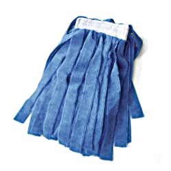 Επαγγελματική σφουγγαρίστρα MICROFIBER με λωρίδες 300gr σε μπλε χρώμα