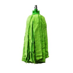 Ημι-επαγγελματική σφουγγαρίστρα σε πράσινο χρώμα με λωρίδες 200gr από MICROFIBER 