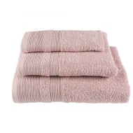 Πετσέτα χεριών χρώματος Ζεφίρ 30Χ50cm 100% βαμβάκι πεννιέ 550gr/m2 και ιδιαίτερη μπορντούρα στο τελείωμα