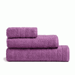 Πετσέτα σώματος 100% βαμβάκι πενιέ βάρους 550gr/m2 80Χ150cm σε χρώμα μωβ