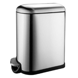 Κάδος με υδραυλικό πεντάλ slow down Inox χωρητικότητας 10L ΚΑ60 Κάδος με υδραυλικό πεντάλ slow down Inox χωρητικότητας 10L ΚΑ60