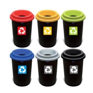 Πλαστικός κάδος ανακύκλωσης γυαλιού με πράσινο καπάκι 50L διαστάσεων 41x41x59.5cm Πλαστικός κάδος ανακύκλωσης γυαλιού με πράσινο καπάκι 50L διαστάσεων 41x41x59.5cm