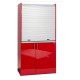 Πολυκουζινάκι 105cm χρώμα κόκκινο για ενοικιαζόμενα δωμάτια, γραφεία & φοιτητικά studio mini kitchen SILVER