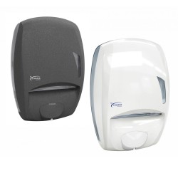 Θήκη ελεγχόμενης κατανάλωσης Duo χειροπετσέτας και σαπουνοθήκη διαστάσεων 44.8x30.9x15.6cm χρώματος stone