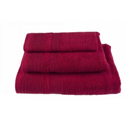 Πετσέτα σώματος μπορντό 80x150cm  κατασκευασμένη από 100% βαμβάκι πεννιε βάρους 550gr/m2