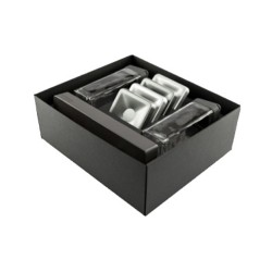 Πολυτελές επιτραπέζιο σετ σερβιρίσματος ταμπλετών CREHO της σειράς Napkin & Push