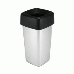 Κάδος πλαστικός χωρητικότητας 50L με επικάλυψη ανοξείδωτου φιλμ σειρά IRIS της Rotho Κάδος πλαστικός χωρητικότητας 50L με επικάλυψη ανοξείδωτου φιλμ σειρά IRIS της Rotho