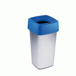 Κάδος πλαστικός χωρητικότητας 50L με επικάλυψη ανοξείδωτου φιλμ σειρά IRIS της Rotho Κάδος πλαστικός χωρητικότητας 50L με επικάλυψη ανοξείδωτου φιλμ σειρά IRIS της Rotho