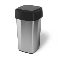 Κάδος πλαστικός χωρητικότητας 60L με επικάλυψη ανοξείδωτου φιλμ σειρά IRIS της Rotho®