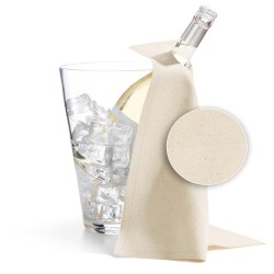 Πετσέτα σαμπανιέρας ρολό με ειδικό στρογγυλό άνοιγμα σε μπεζ χρώμα διαστάσεων 40x40cm