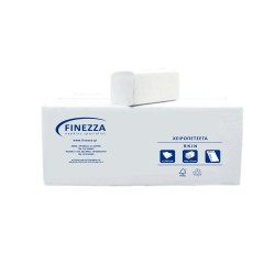 Χειροπετσέτες 2φιλλες SKIN κατάλληλη για επαγγελματική χρήση διαστάσεων 24,5x7,5cm συσκευασία 100 τμχ