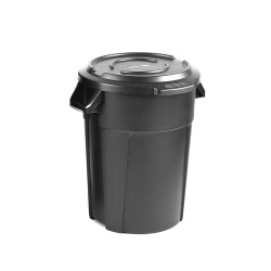 Κάδος στρογγυλός από ανθεκτικό πλαστικό χωρητικότητας 80Lt σειρά TITAN της Rotho® Κάδος στρογγυλός από ανθεκτικό πλαστικό χωρητικότητας 80Lt σειρά TITAN της Rotho®