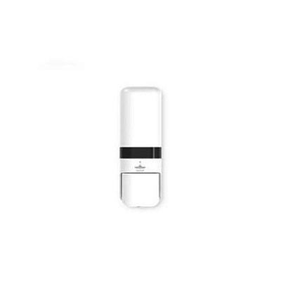 Συσκευή για υγρό κρεμοσάπουνο λευκή χωρητικότητας 250ml και διαστάσεων 6,5x7,5cm με κλειδαριά ασφαλείας SLIM LINE