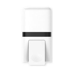 Συσκευή για υγρό κρεμοσάπουνο λευκή χωρητικότητας 800ml με κλειδαριά ασφαλείας SLIM LINE