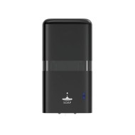 Διανεμητής για κρεμοσάπουνο αυτόματος με κλειδί ασφαλείας χωρητικότητας 600ml μαύρος ματ SLIM LINE