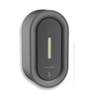 Αυτόματη συσκευή διανομής κρεμοσάπουνου χωρητικότητας 1000ml σε μαύρο χρώμα