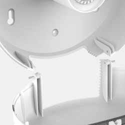 Συσκευή χαρτιού υγείας  με κλειδί ασφαλείας διαστάσεων 26,9x12x28cm σε μαύρο ματ χρώμα SLIM LINE