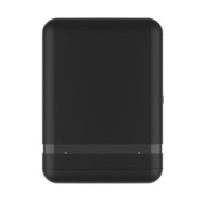 Συσκευή χειροπετσέτας με παράθυρο και κλειδαριά ασφάλειας 27,5x10x37,5cm χρώμα μαύρο ματ SLIM LINE Συσκευή χειροπετσέτας με παράθυρο και κλειδαριά ασφάλειας 27,5x10x37,5cm χρώμα μαύρο ματ SLIM LINE