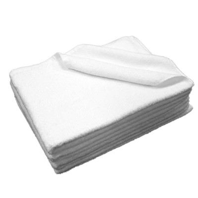 Πετσέτα προσώπου σε λευκό χρώμα 100% βαμβακερή 50x90cm πενιέ 550gr/m²