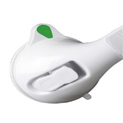 Χειρολαβή ασφαλείας μπάνιου SECURA WENKO σε λευκό χρώμα 29cm με ειδική ένδειξη σωστής τοποθέτησης